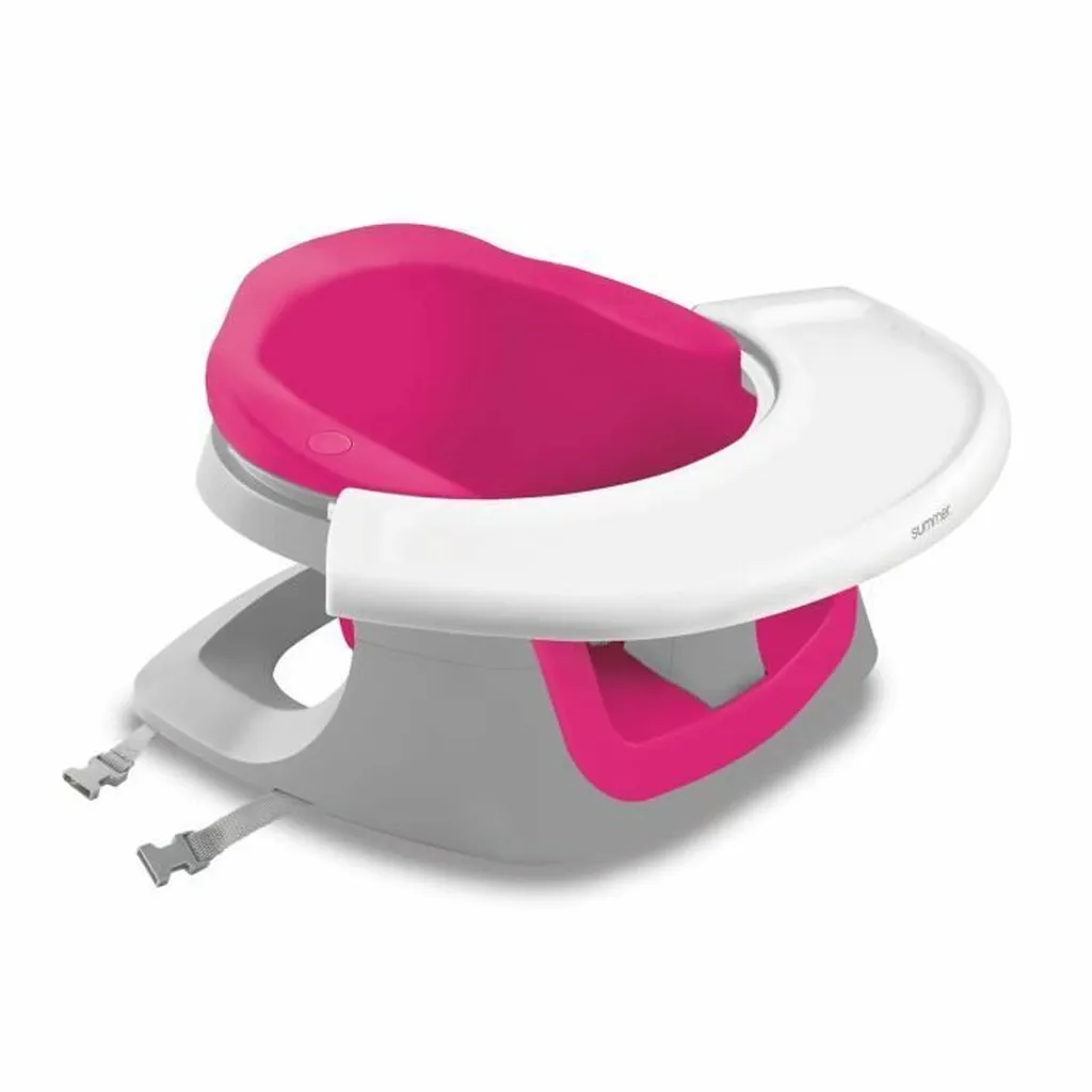 Chaise haute Summer Infant rose : siège nomade pour repas de bébé - 2