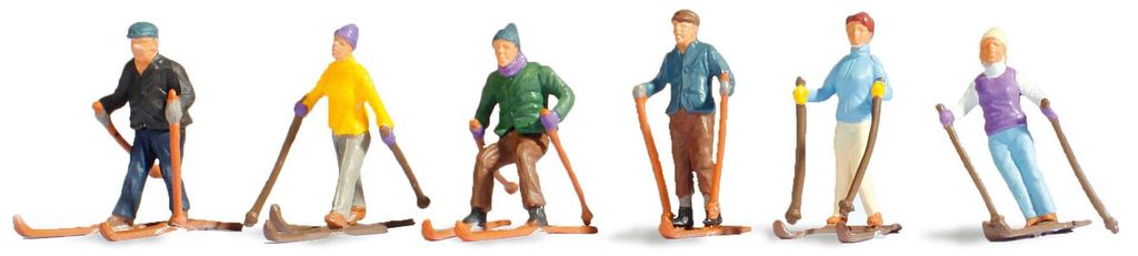 NOCH Skifahrer, N (1:160), Mehrfarbig Produktbild 