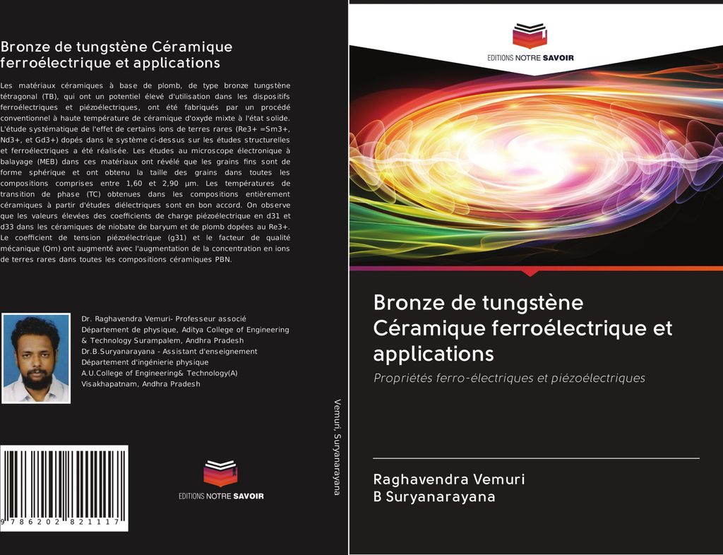 Bronze de tungstène Céramique ferroélectrique et applications