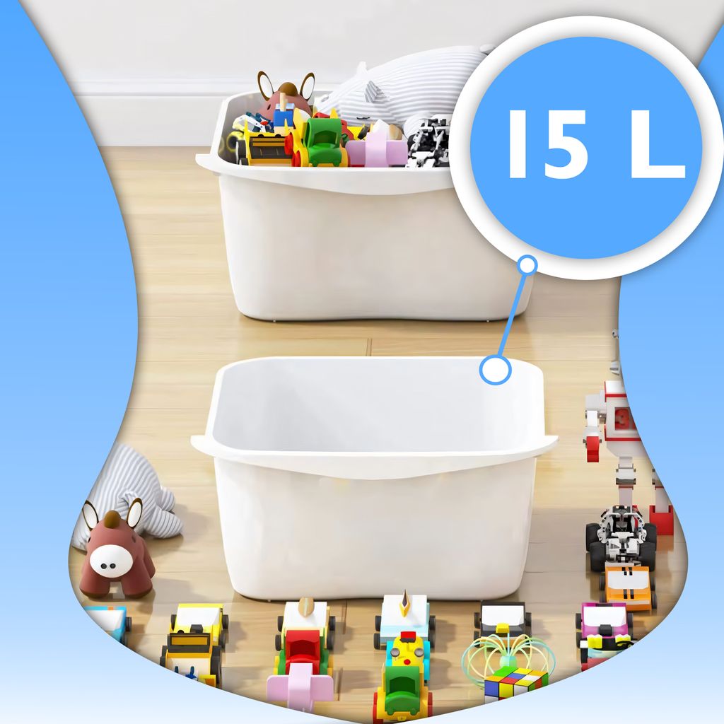 Kinderregal mit Spielzeugaufbewahrung – Mehrfarbig, 5 Produktbild 5