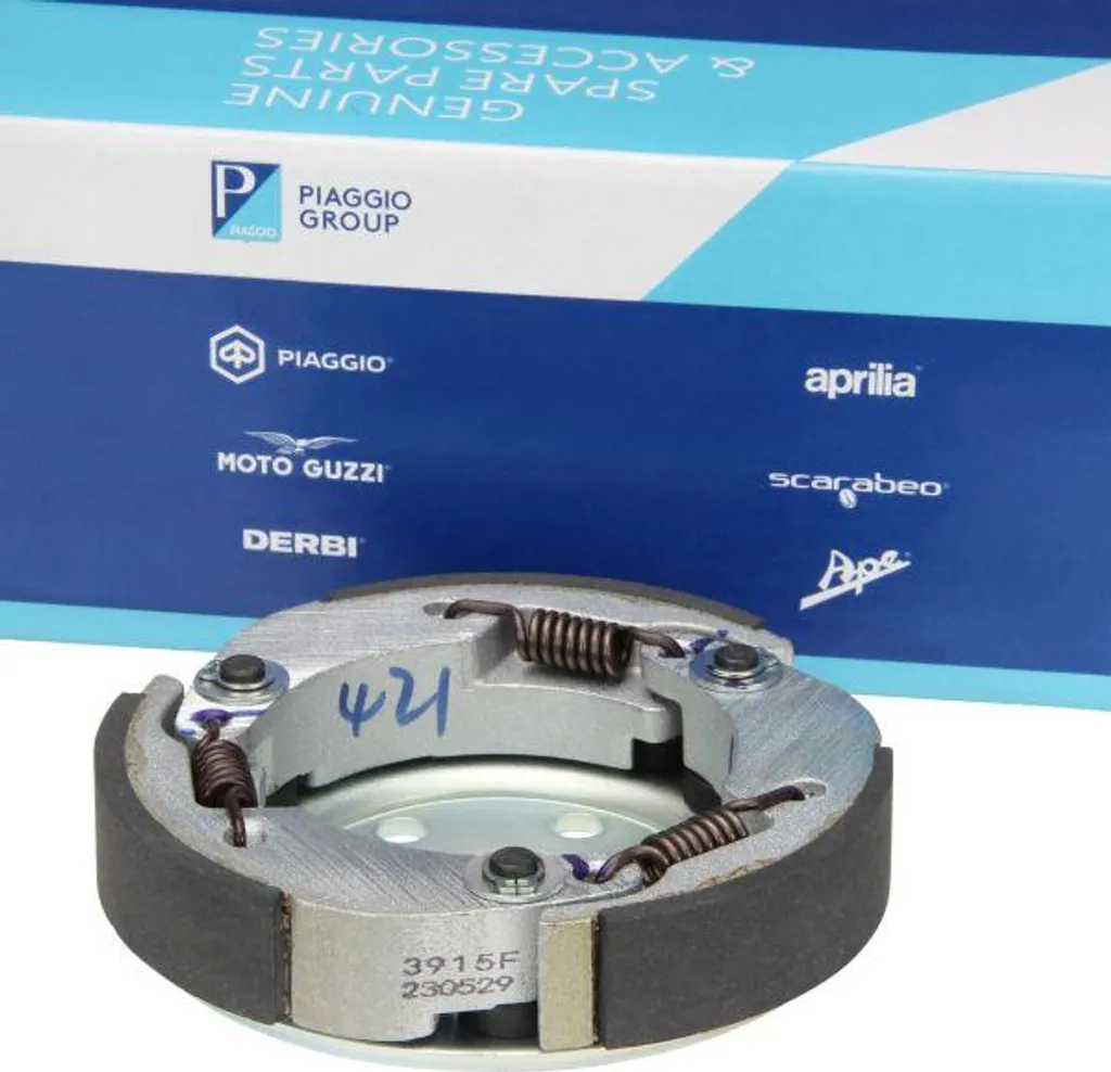 Embrayage d'origine Piaggio CM1002015 pour NRG, Zip, Vespa LX et ET2