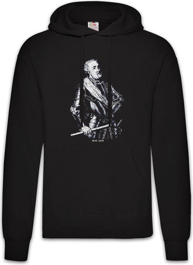 Urban Backwoods El Cid, Herren Hoodie, Farbe: Schwarz, Größe: 2XL