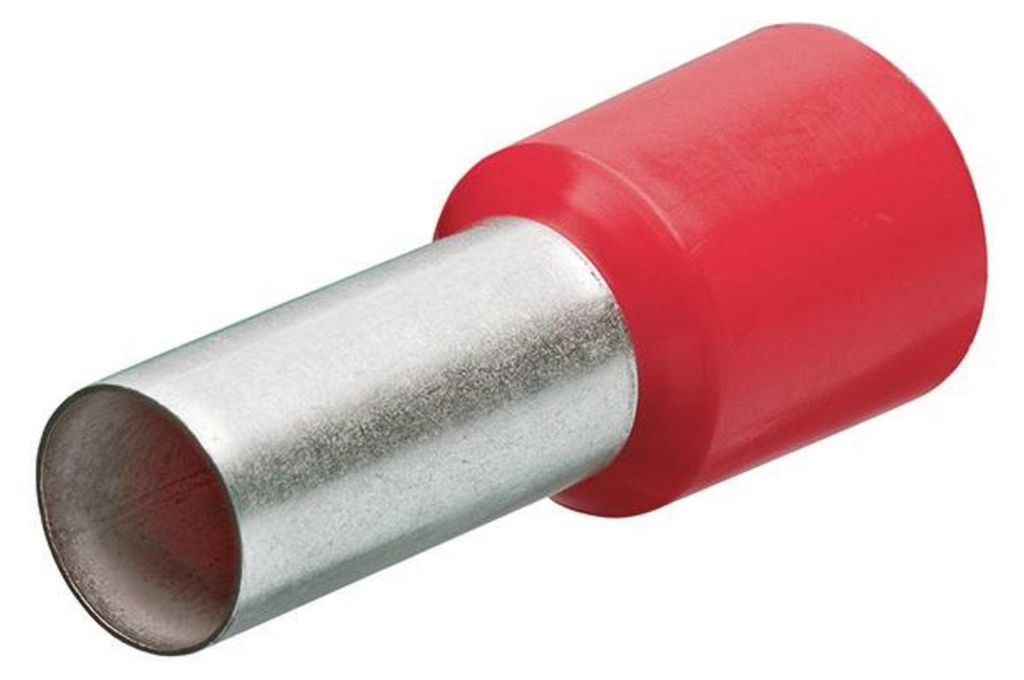 Aderendhülse mit Kragen L.12,0mm 10,00mm2a 100St.KNIPEX