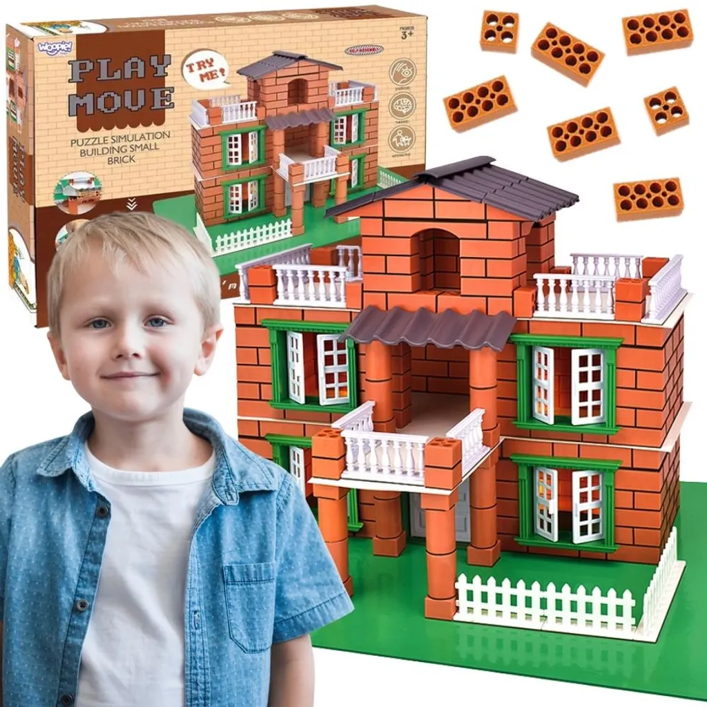 Jeu de briques de construction Woopie Villa pour la patience