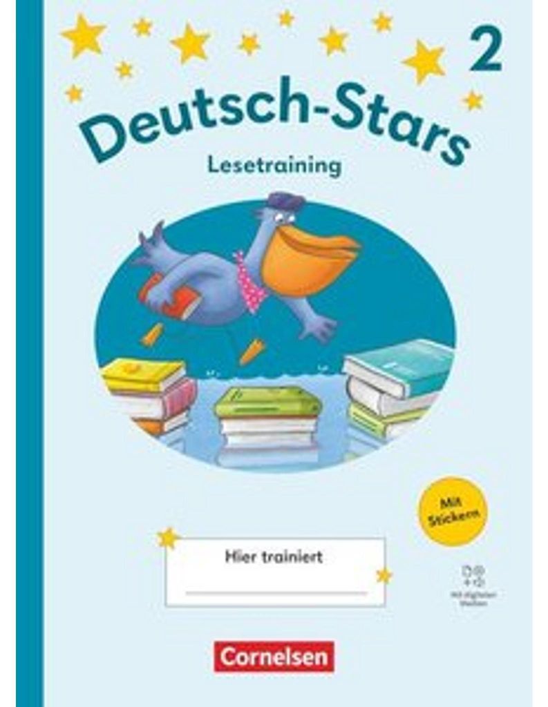 Deutsch-Stars 2. Schuljahr - Ausgabe 2025 - Lesetraining - Immagine del prodotto 