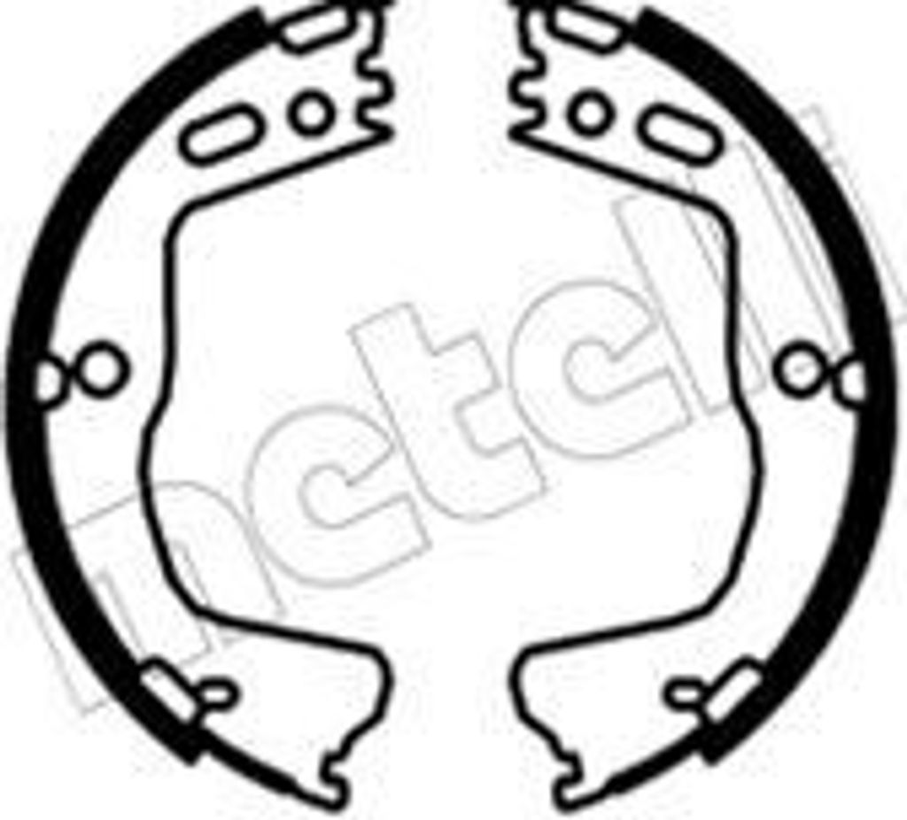 METELLI 53-0700 Handbremsbeläge für HYUNDAI GENESIS Coupe Handbremse 190,0mm