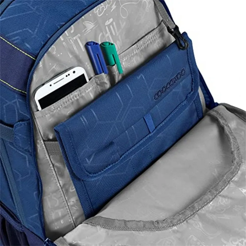 Sac à dos collège Coocazoo Mate Blue Bash pour transporter ses cours - 6
