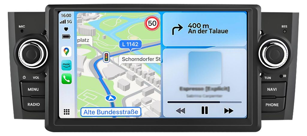 Radio samochodowe Android 2Din do Fiat Punto Grande Punto Zdjęcie produktu 