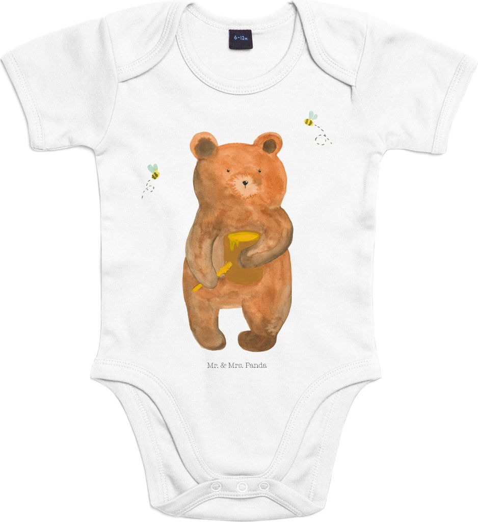 Mr. & Mrs. Panda Strampler Baby Bär Honig 3. - 6. Monat - Produktbild 