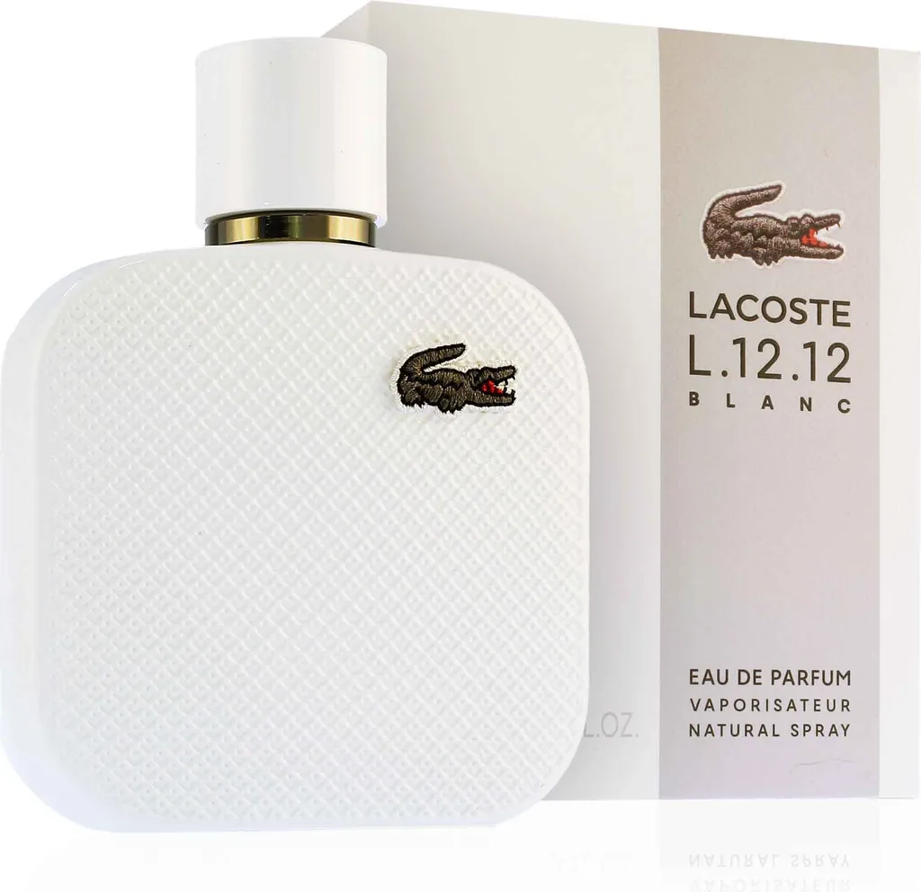 Lacoste L.12.12 Blanc Eau de Parfum 100ml aux notes de boisées