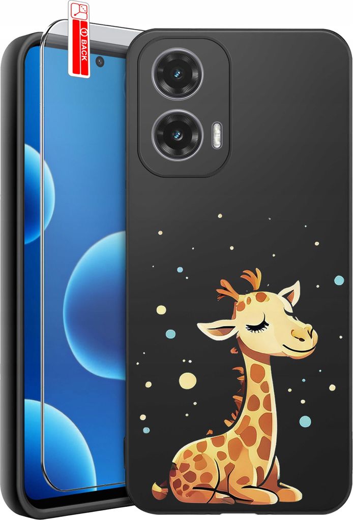 Hülle für Motorola Moto G45 5G | Designs | Mattes Silikon-Case + 9H-Glas