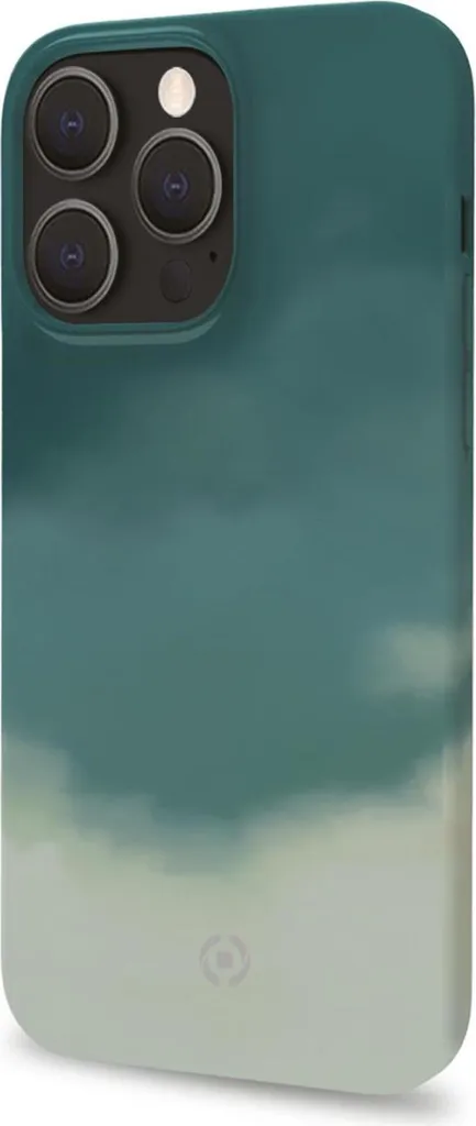 Offerta Cover Celly iPhone 13 Pro Verde WATERCOLOR - Spedizione Rapida