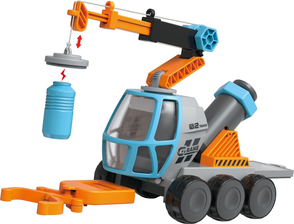 Wissenschaftliches Set Kran 4in1