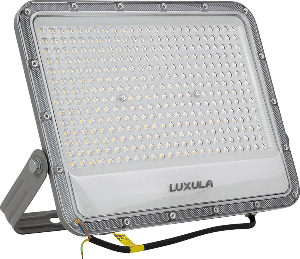 Projecteur LED 26000lm LUXULA 200W IP65 Gris Lumière Blanche Naturelle