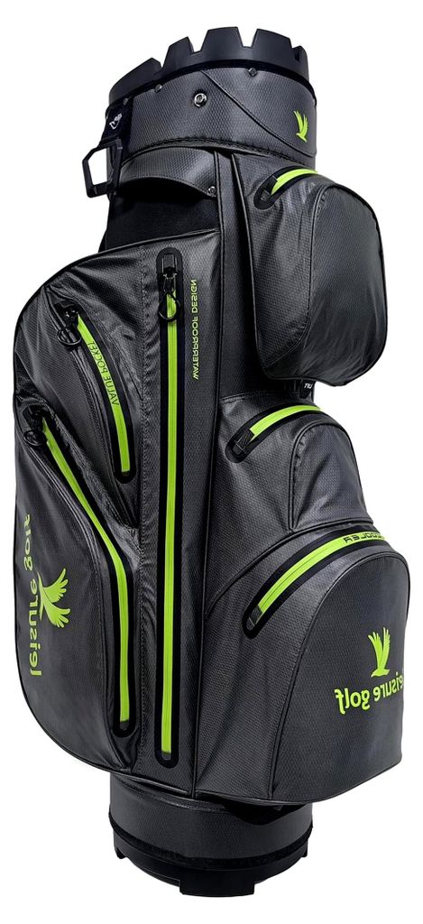 Wasserdichter Cartbag Organizer Grau/Grün