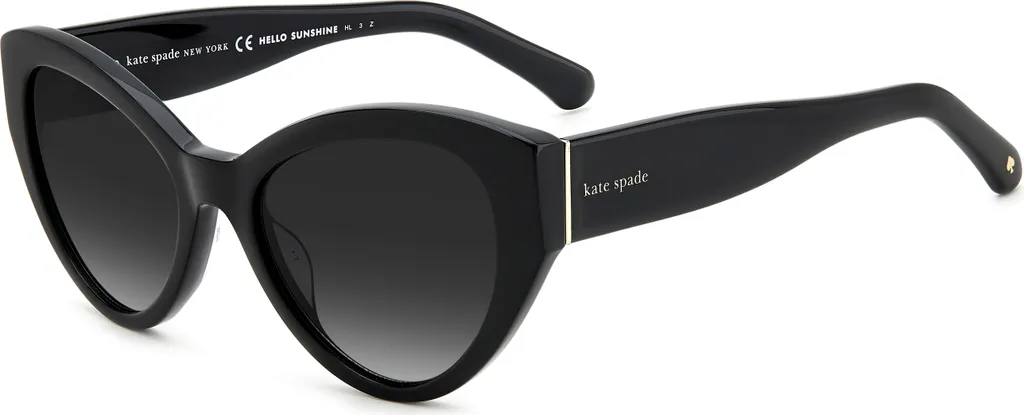 Lunettes de soleil Kate Spade Paisleigh/S Noir et Gris Dégradé 55/19/140