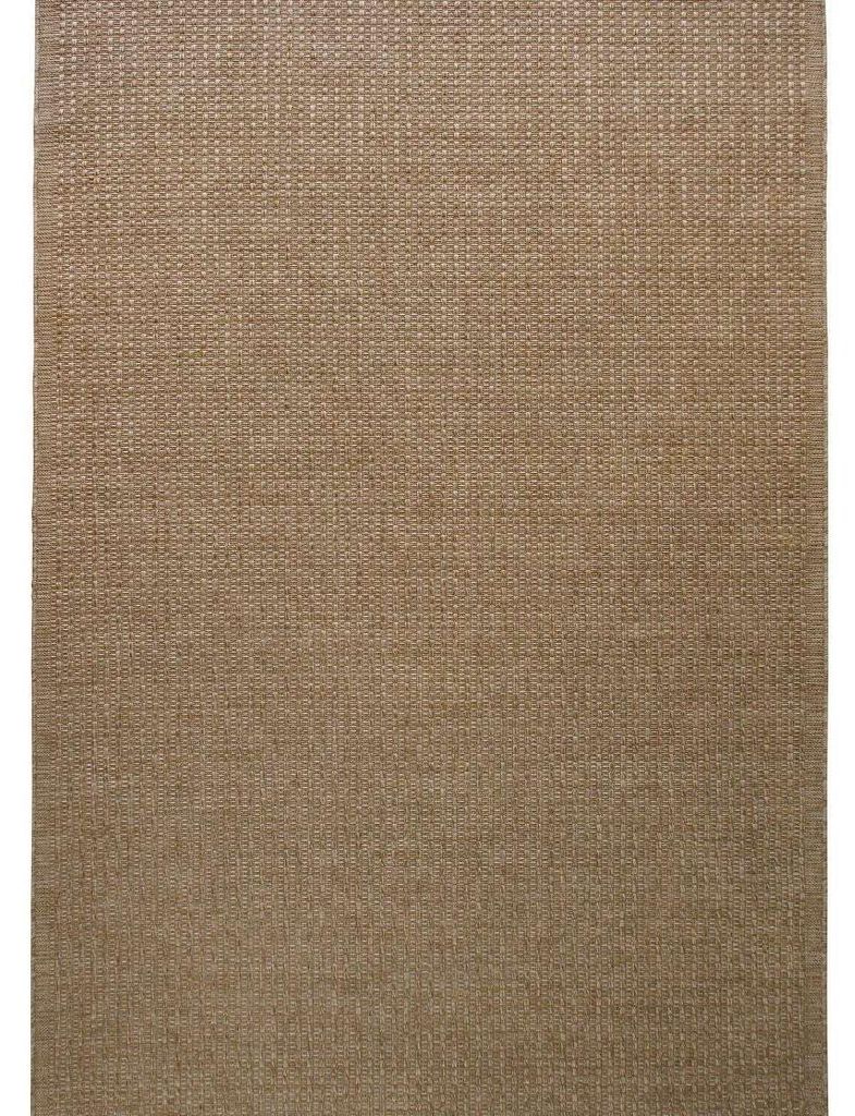 Jute-Optik Teppich mit Schachbrettmuster natur 160x225