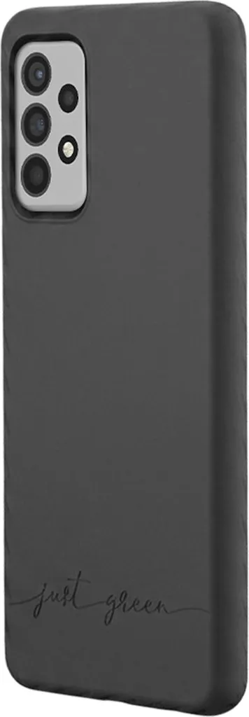 Cover Galaxy A52s 5G Just Green | Protezione TPU Nero Minimalista