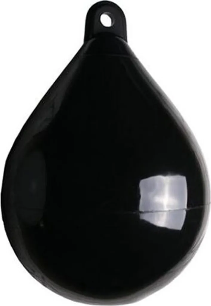 Bouée de marquage noire anti-crevaison 45 cm pour balisage en mer