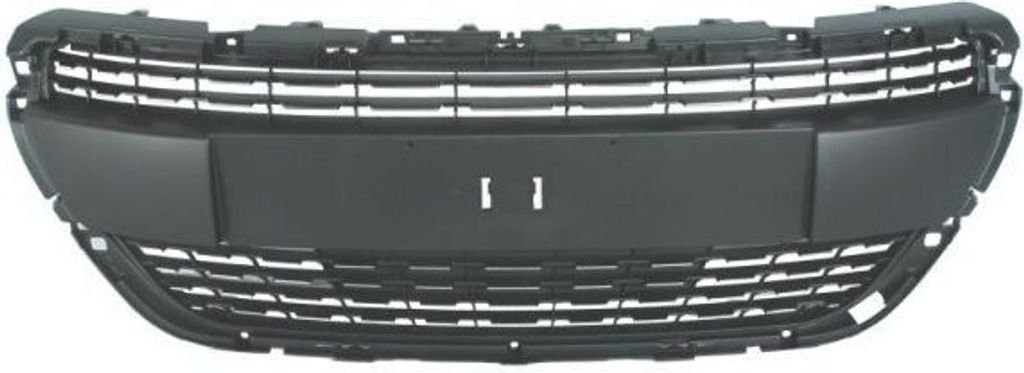 BLIC 6502-07-5509992PP Kühlergrill Frontgrill passend für PEUGEOT 208 I Schrägheck (CA, CC) Chrom Schwarz