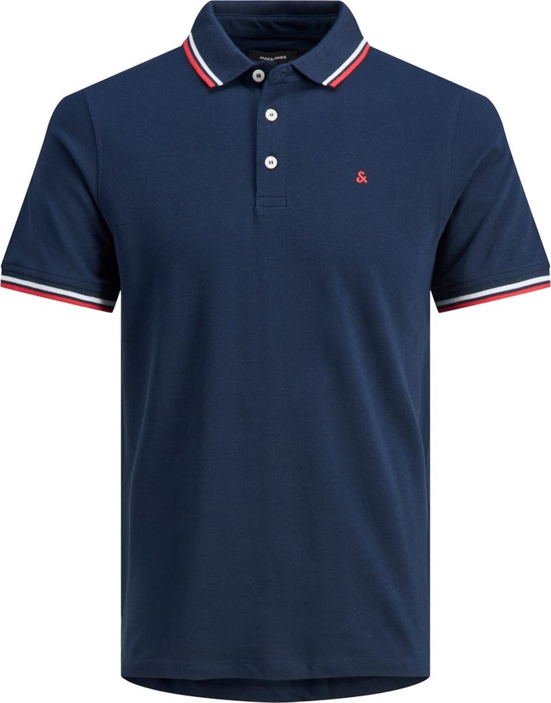 Pánské polo triko JJEPAULOS Slim Fit 12136668 Navy Blazer, Obrázek produktu 