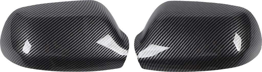 Coques de rétroviseurs extérieurs aspect carbone pour auto 2 pièces