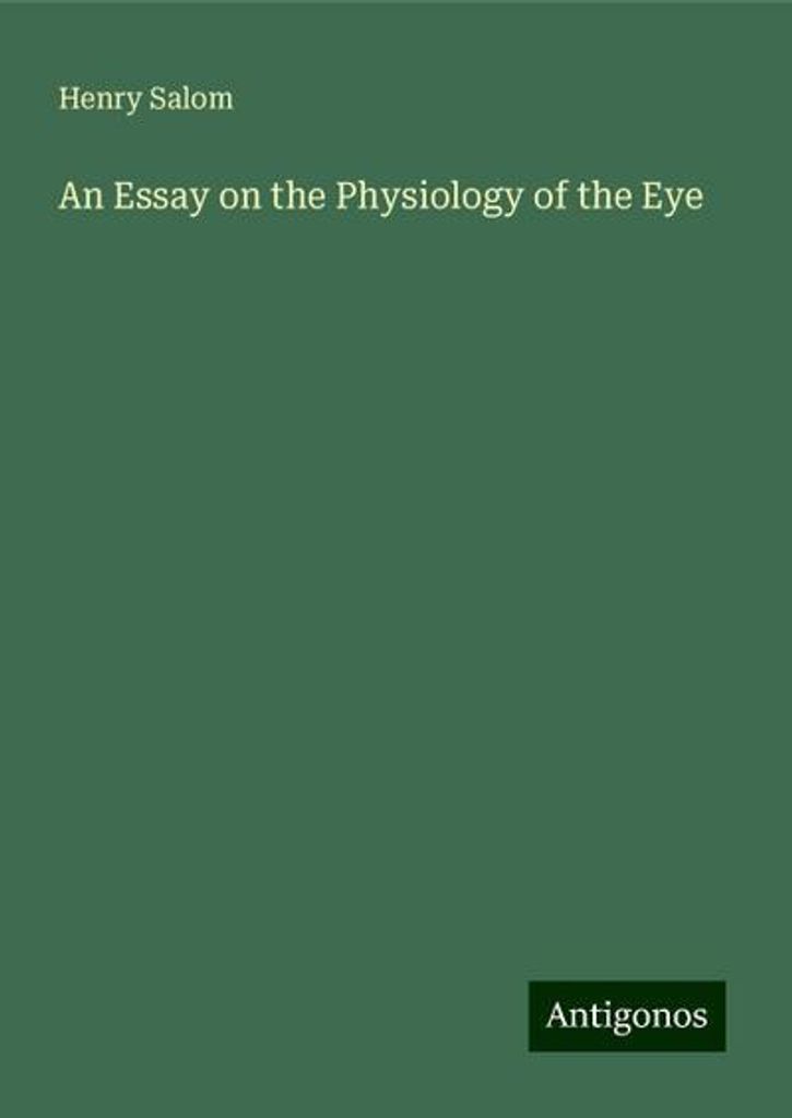Salom, H.: Aufsatz über die Physiologie des Auges