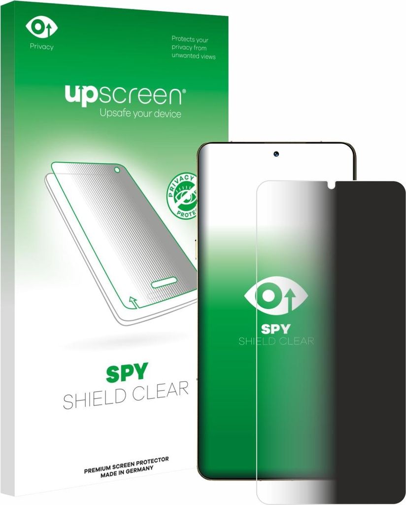 Für Motorola Signature 165 Sichtschutzfolie Schutzfolie upscreen Anti-Spy Privacy Sichtschutz Blickschutz Display Schutz Folie Blaulichtfilter