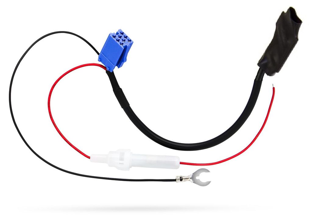 Adapter Universe Bluetooth AUX IN 12V Adapter Kabel 8pol Mini ISO Stecker
