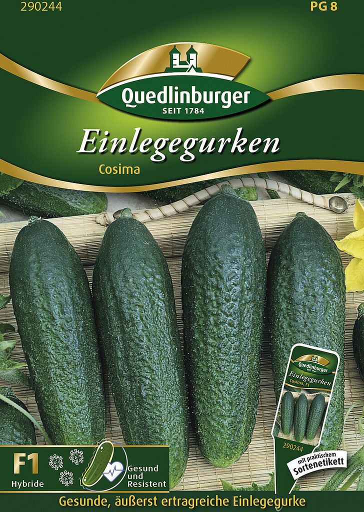 EINLEGEGURKEN "COSIMA" Gurkensamen, Quedlinburger Saatgut