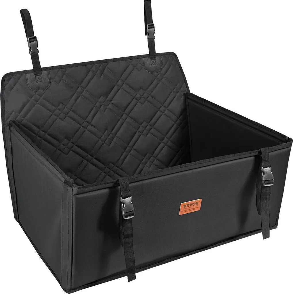 Siège auto chien 22kg robuste rehausseur avec fixation ceinture de sécurité