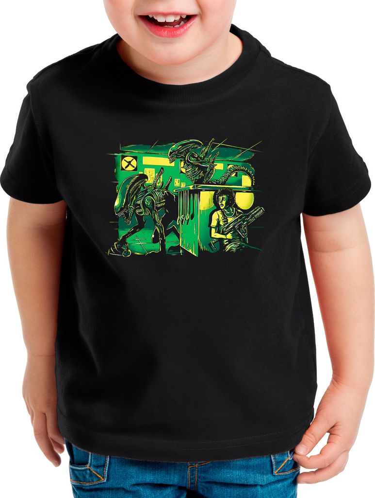 style3 Hide the Fear Kinder T-Shirt xenomorph alien ripley movie