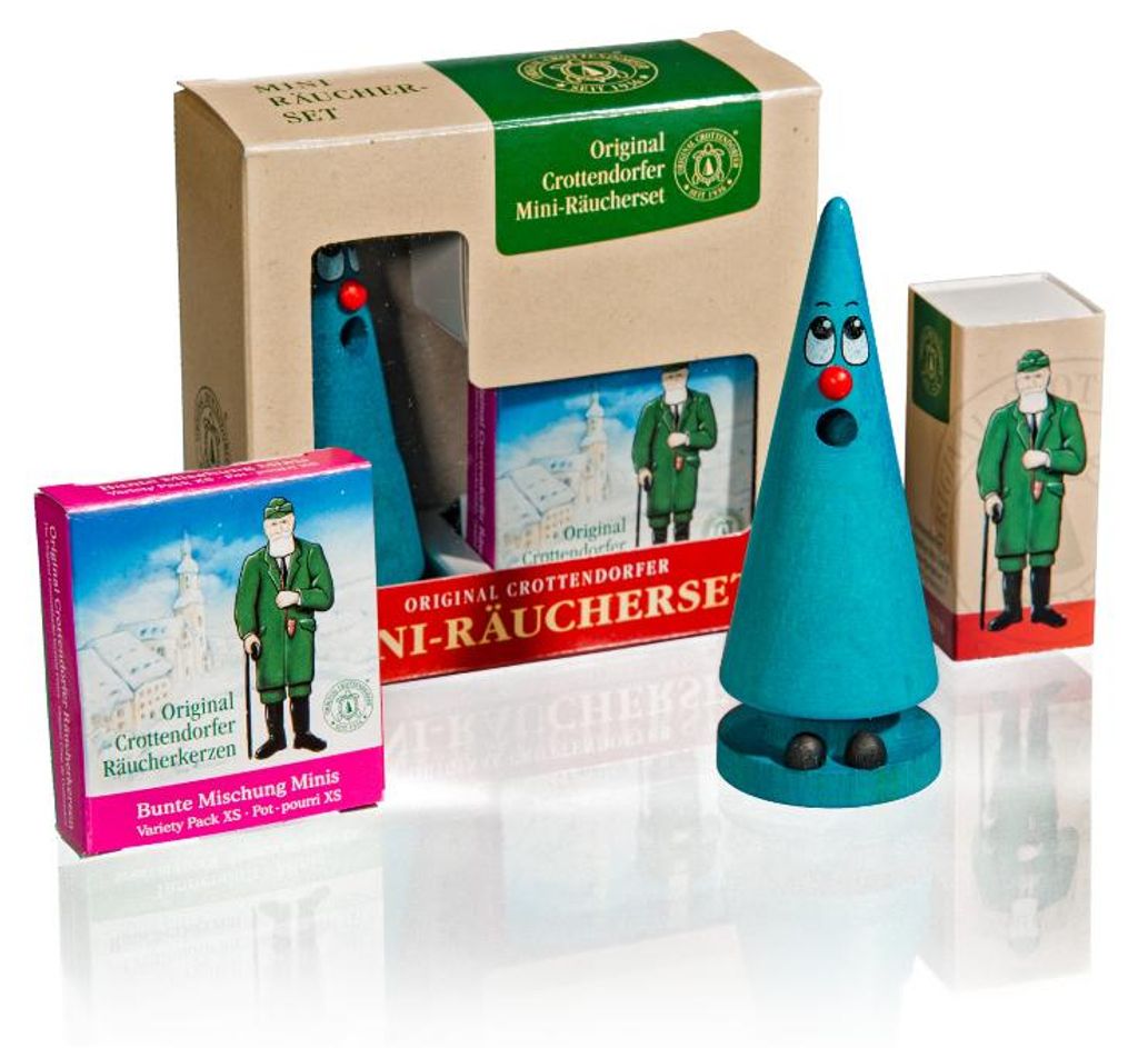Crottendorfer - Set Räucherfigur Mini Ziegenbein Leo Produktbild 