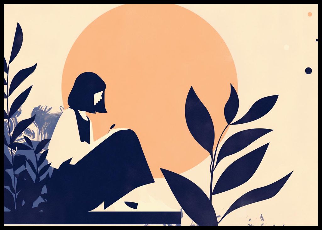 Poster 84x59,5cm Kontemplation