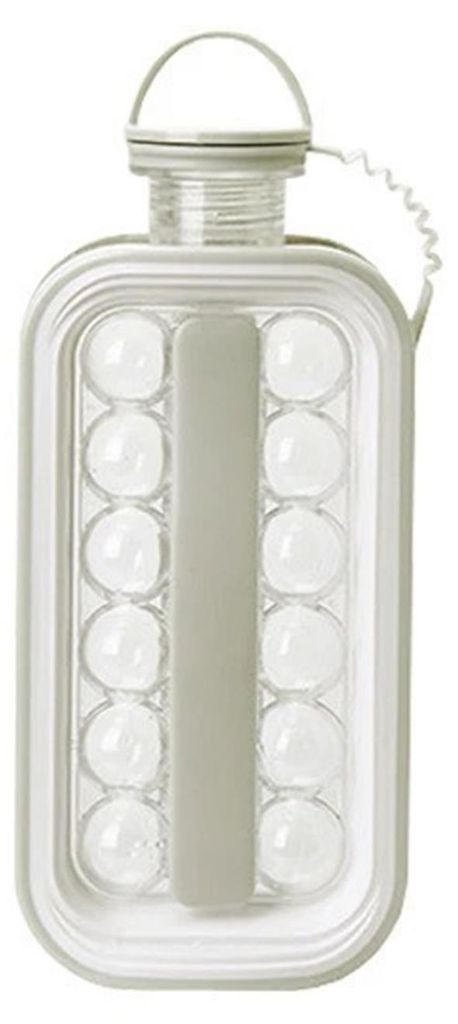 Eiswürfelform mit dicht schließendem Deckel, Eisbehälter, BPA-freier Silikon-Eiswürfelbereiter, langsam schmelzend, leicht zu lösen, stapelbar...