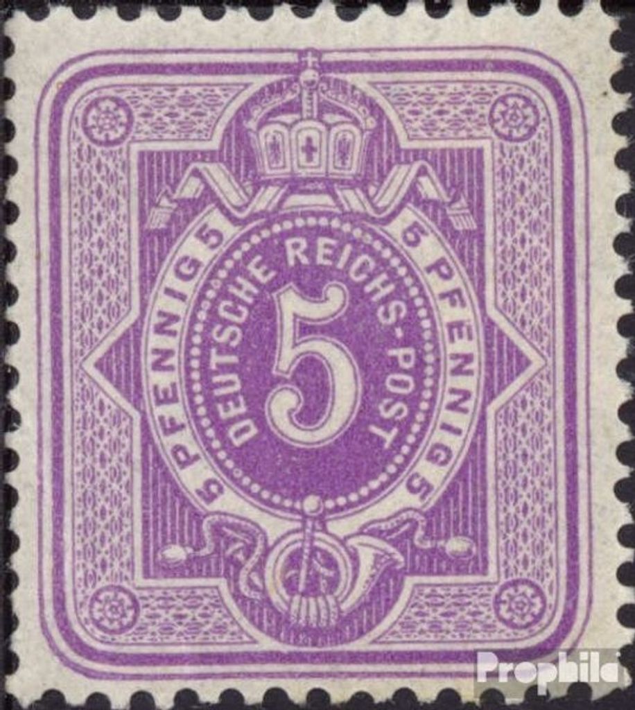 Briefmarken Deutsches Reich 1880 Mi 40 gestempelt Krone/Adler