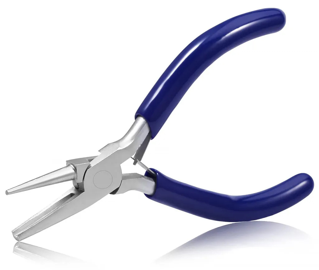Mini-pince de précision concave 127mm pour création de bijoux et DIY
