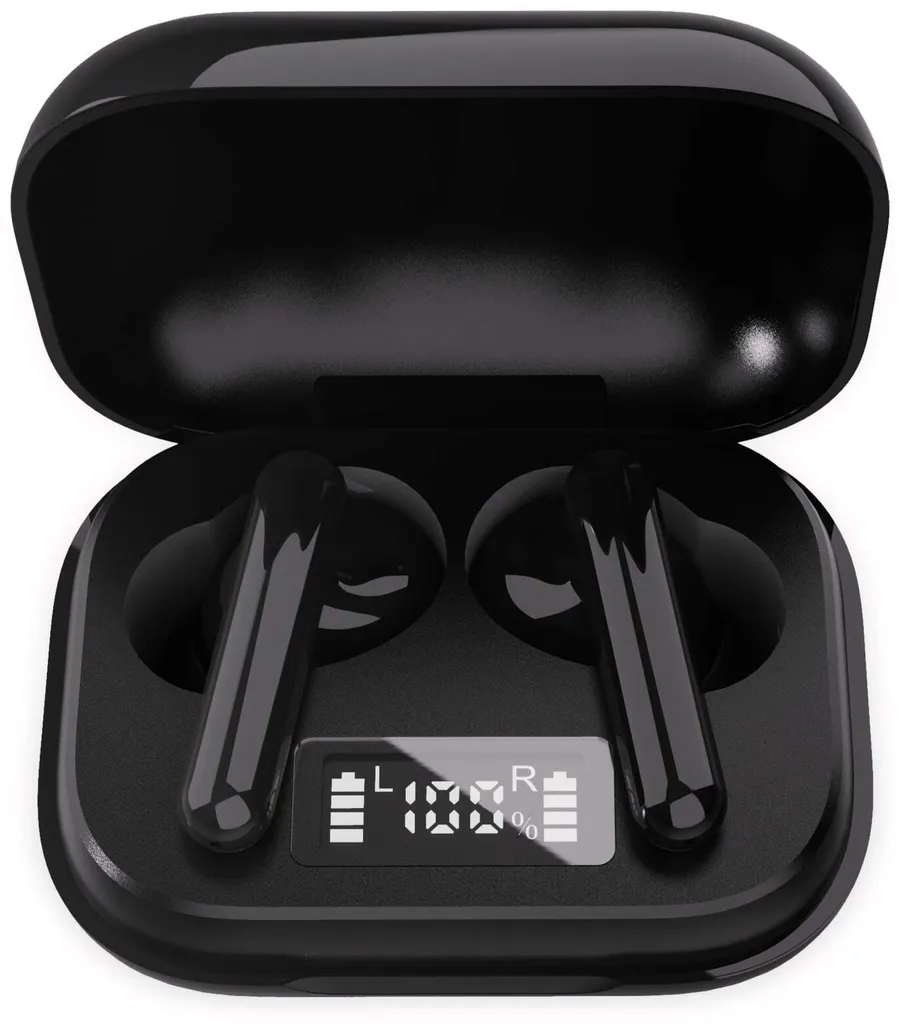 Denver TWE-38 Cuffie Bluetooth senza fili, nero