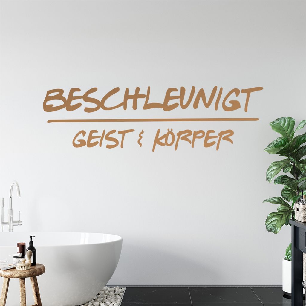 KIWISTAR Beschleunigt Geist und Körper - Wach Kaffee Energie Koffein Seele Wandtattoo in 6 Größen - Wandaufkleber Wall Sticker - Dekoration, Kü...