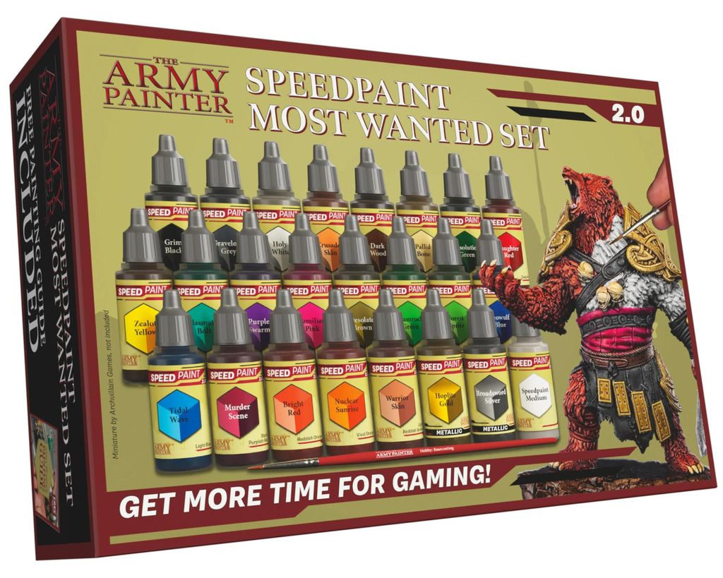The Army Painter SPEEDPAINT MOST WANTED SET 2.0, Schwarz, Produktbild 