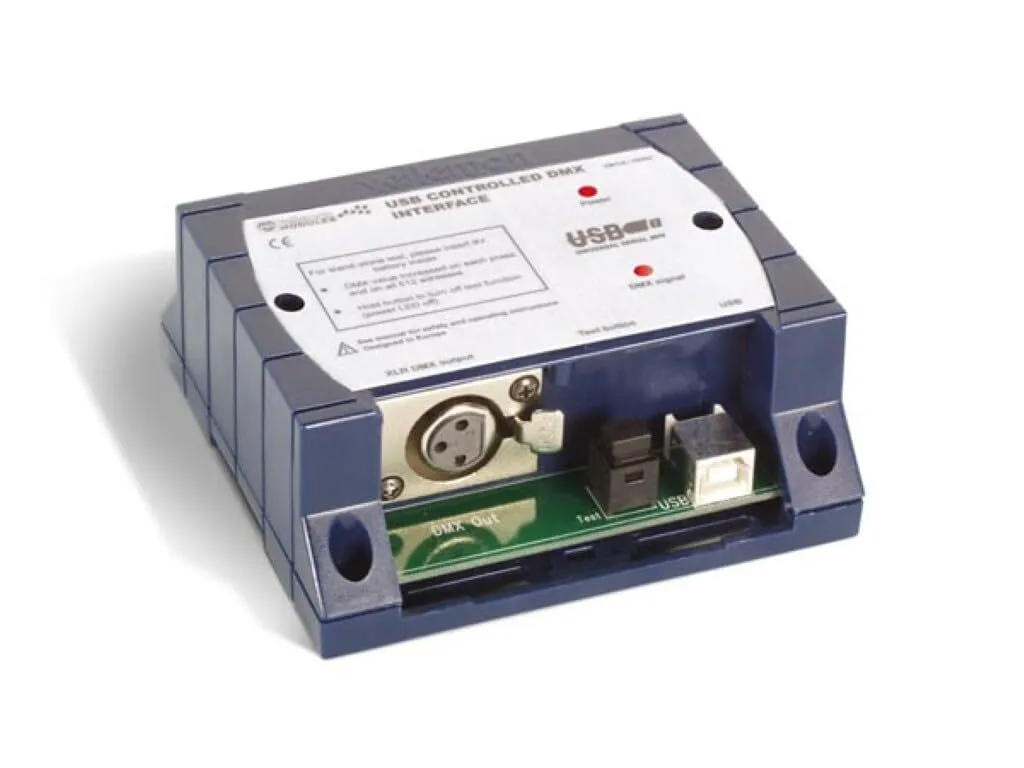 Contrôleur DMX USB en kit à souder Whadda pour gestion d'éclairage LED