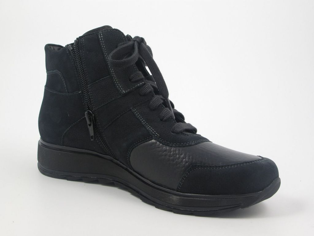 Durea Damen Schnürstiefel & Boots ungefüttert schwarz Gr. 51/2