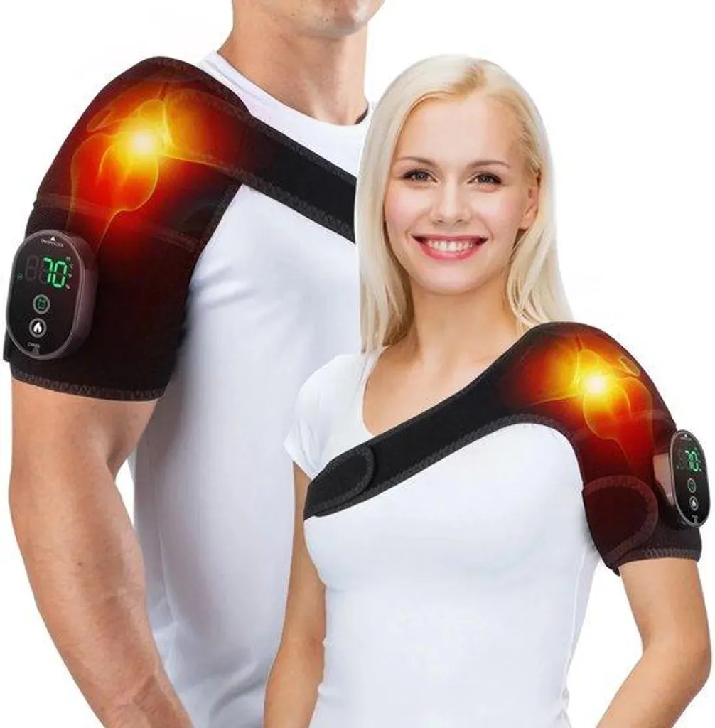 Masseur 3 en 1 pour épaules et coudes : détente et confort thermique