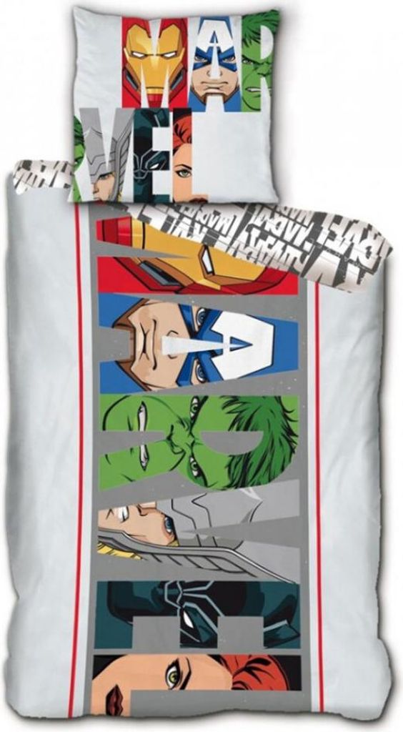 Obliečka na prikrývku Avengers Marvel Heroic Squad 140×200 Obrázok produktu 