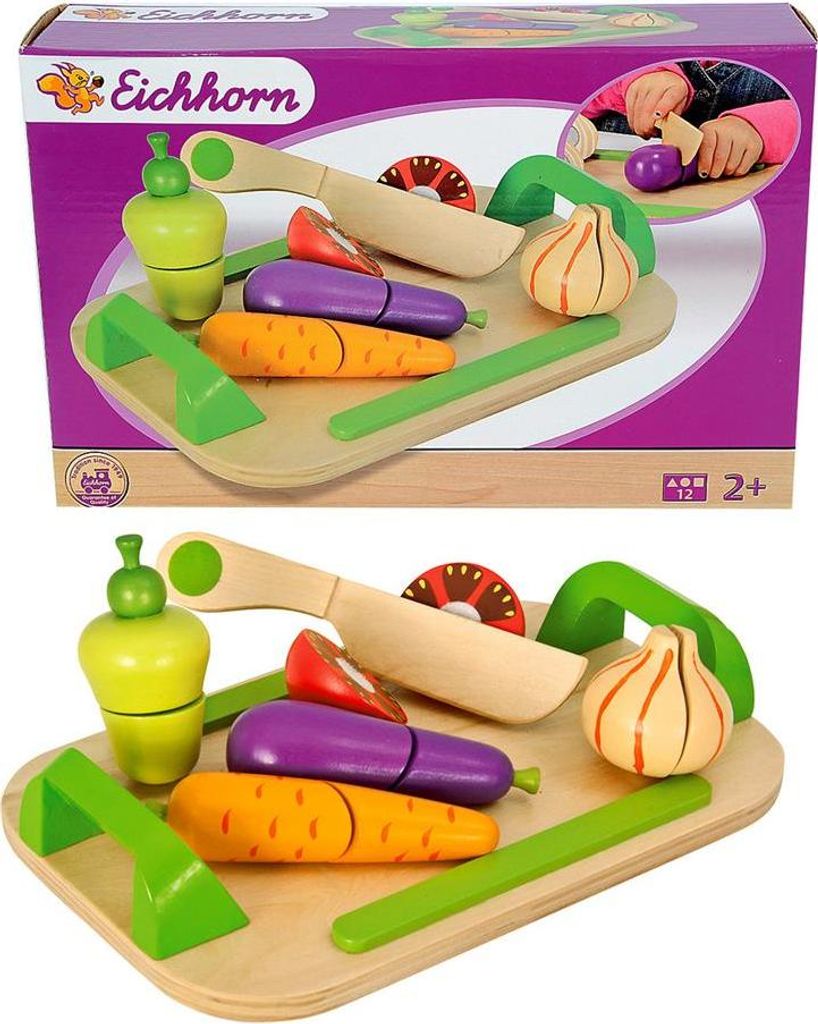 Simba 100003722 - Eichhorn - Prkénko na zeleninu, sada 12 Obrázek produktu 