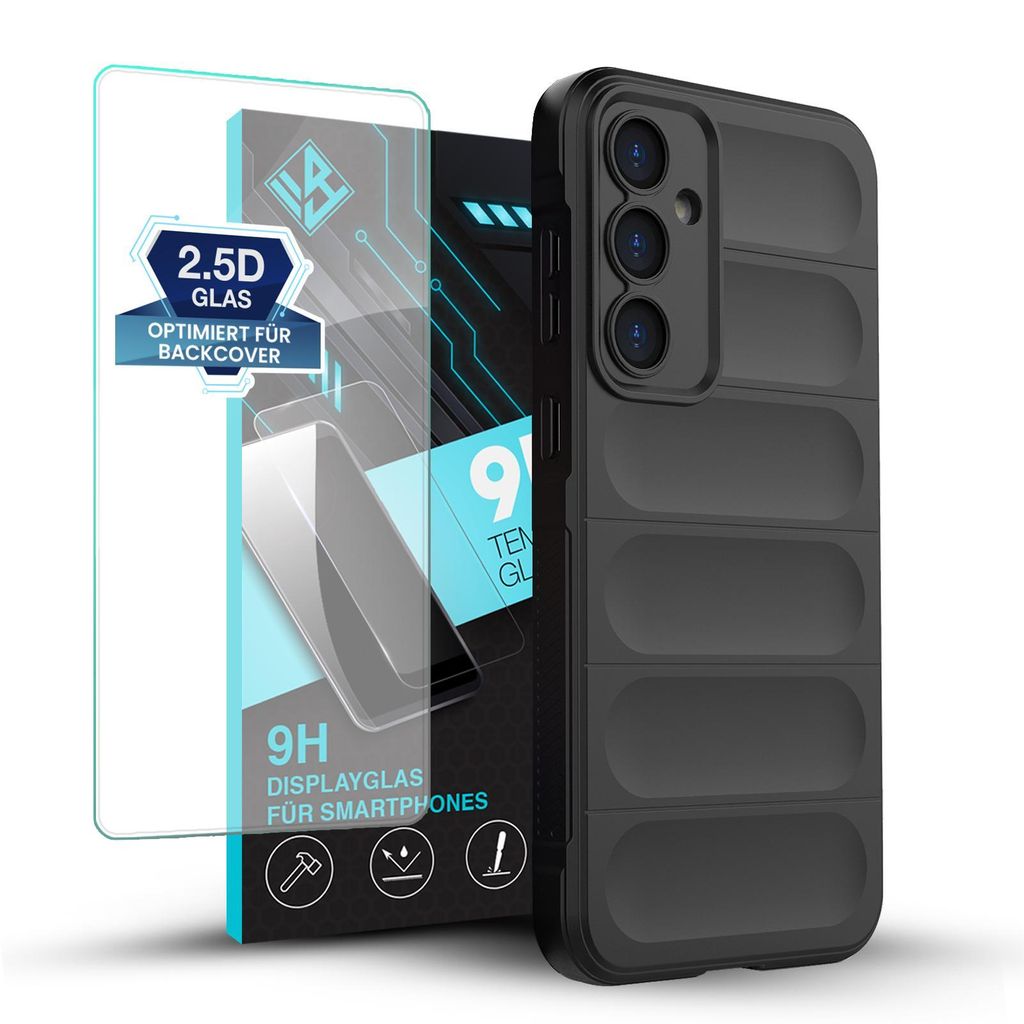 Handy Hülle für Samsung Galaxy S23 FE mit 9H Displayglas Produktbild 