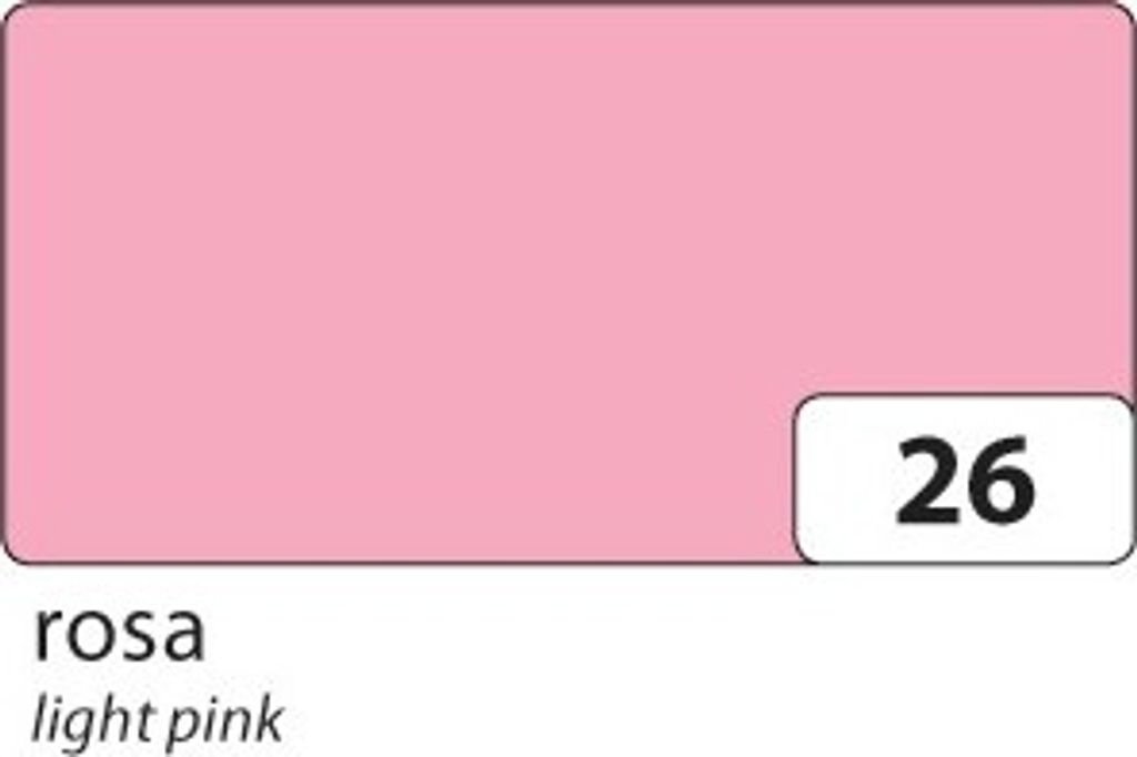 folia 130526 Passepartoutkarten, rechteckige Stanzung mit Kuvert, rosa, 15-teilig (1 Set)