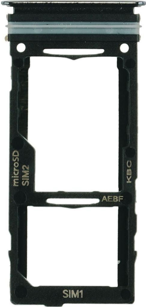 Simkarten Halter für Samsung Galaxy A72 (SM-A725F), Schwarz Produktbild 