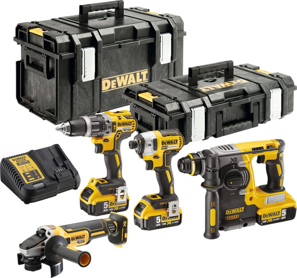 DeWalt DCK422P3T-QW akumulatorowy zestaw kombi 18 V z 3 Zdjęcie produktu 