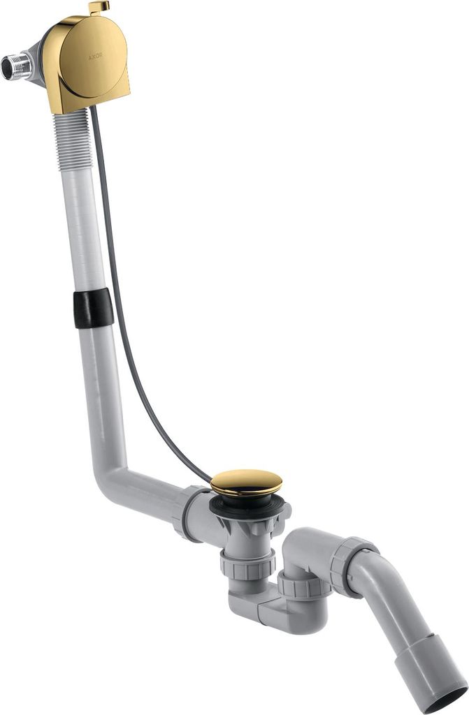 Ab-/Überlaufgarnitur AXOR EXAFILL S AXOR m Fs f Normalwannen polished gold optic polished gold optic